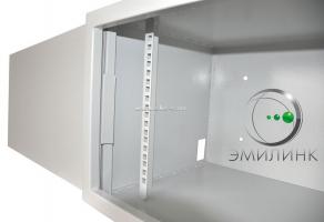 19" настенный шкаф АНТИВАНДАЛЬНЫЙ пенал 9U 600х400х470мм, RAL 7035 (Аналог ПК-9)