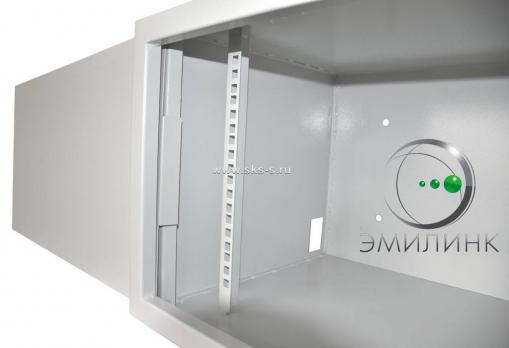 19" настенный шкаф АНТИВАНДАЛЬНЫЙ пенал 9U 600х400х470мм, RAL 7035 (Аналог ПК-9)