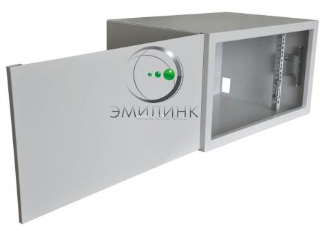 19" настенный шкаф АНТИВАНДАЛЬНЫЙ пенал 9U 600х400х470мм, RAL 7035 (Аналог ПК-9)