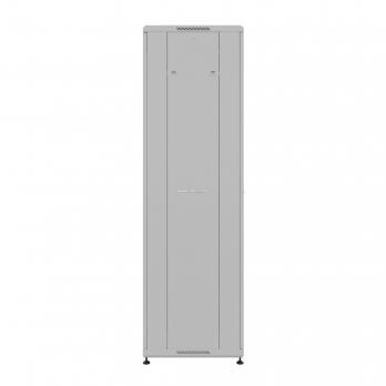 19" напольный шкаф ПРЕМИУМ 32U 600х600 мм, передняя дверь перфорация, регулируемые опоры, цвет серый