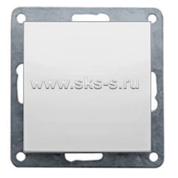 Переключатель 1-кл., перекрестный (схема 7) 16 A, 250 B (белый) LK80