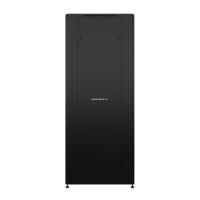 19" напольный шкаф ПРЕМИУМ 42U 600x800 мм, передняя дверь стекло, регулируемые опоры, RAL9005