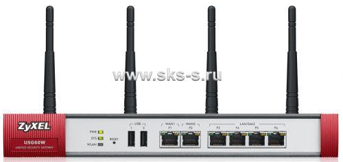 Беспроводной межсетевой экран Zyxel USG60W с набором подписок на 1 год [USG60W-RU0102F]