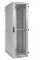 Шкаф серверный напольный 42U (800 x 1000) дверь перфорированная, задние двойные перфорированные