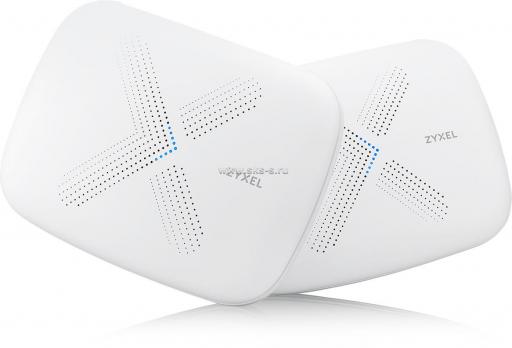 Набор из двух Mesh Wi-Fi машрутизаторов Zyxel Multy X (WSQ50) [WSQ50-EU0201F]
