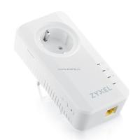 Комплект из двух Powerline адаптеров Zyxel PLA6457 со встроенной розеткой [PLA6457-EU0201F]