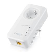 Комплект из двух Powerline адаптеров Zyxel PLA6457 со встроенной розеткой [PLA6457-EU0201F]