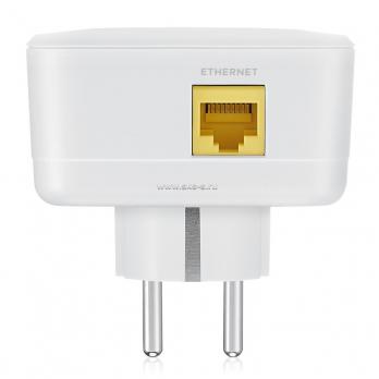 Комплект из двух Powerline адаптеров Zyxel PLA6457 со встроенной розеткой [PLA6457-EU0201F]