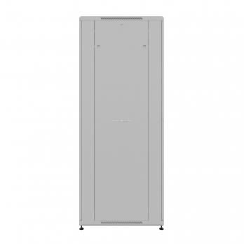 19" напольный шкаф ПРЕМИУМ 42U 600х800 мм, передняя дверь перфорация, регулируемые опоры, цвет серый