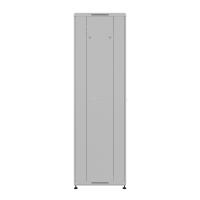 19" напольный шкаф ПРЕМИУМ 42U 600х600 мм, передняя дверь стекло, регулируемые опоры, цвет серый