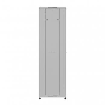 19" напольный шкаф ПРЕМИУМ 42U 600х600 мм, передняя дверь стекло, регулируемые опоры, цвет серый