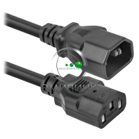 PC-VDE-1.8M Кабель питания монитор-компьютер IEC 320 C13 - IEC 320 C14 (3x0.75), 1.8 м