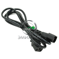 PC-VDE-1.8M Кабель питания монитор-компьютер IEC 320 C13 - IEC 320 C14 (3x0.75), 1.8 м