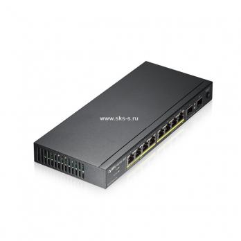 Коммутатор PoE+ Zyxel GS1100-10HP [GS1100-10HP-EU0101F]