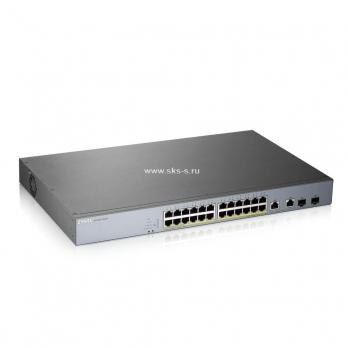 Коммутатор PoE+ для IP-видеокамер Zyxel GS1300-26HP [GS1300-26HP-EU0101F]