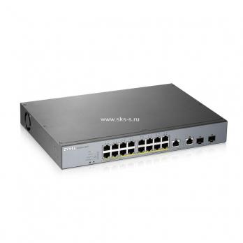 Гибридный Smart L2 коммутатор PoE+ для IP-видеокамер Zyxel GS1350-18HP [GS1350-18HP-EU0101F]