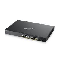 Smart L2 коммутатор PoE+ Zyxel GS1900-24HP v2 [GS190024HPV2-EU0101F]
