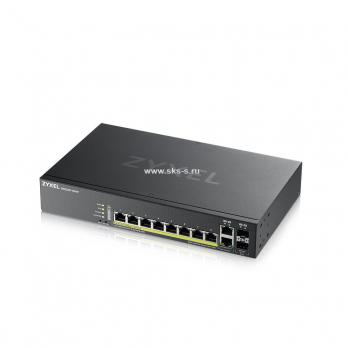 Гибридный L2 коммутатор PoE+ Zyxel NebulaFlex Pro GS2220-10HP [GS2220-10HP-EU0101F]