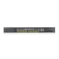 Гибридный L2 коммутатор PoE+ Zyxel NebulaFlex Pro GS2220-28HP [GS2220-28HP-EU0101F]