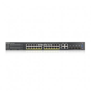 Гибридный L2 коммутатор PoE+ Zyxel NebulaFlex Pro GS2220-28HP [GS2220-28HP-EU0101F]