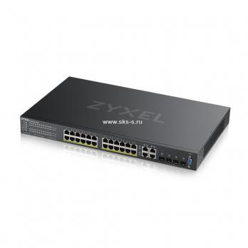 Гибридный L2 коммутатор PoE+ Zyxel NebulaFlex Pro GS2220-28HP [GS2220-28HP-EU0101F]