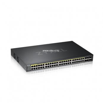 Гибридный L2 коммутатор PoE+ Zyxel NebulaFlex Pro GS2220-50HP [GS2220-50HP-EU0101F]