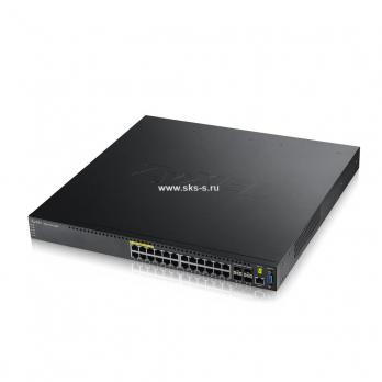 L3 Lite коммутатор PoE+ Zyxel XGS3700-24HP [XGS3700-24HP-ZZ0101F]