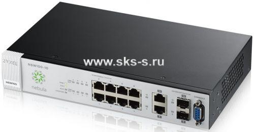Коммутатор Zyxel Nebula NSW100-10 с управлением в облаке [NSW100-10-EU0101F]