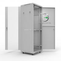 19" напольный шкаф ПРЕМИУМ 37U 600х800 мм, передняя дверь стекло / металл, регулируемые опоры, цвет серый