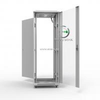 19" напольный шкаф ПРЕМИУМ 37U 600х800 мм, передняя дверь стекло / металл, регулируемые опоры, цвет серый
