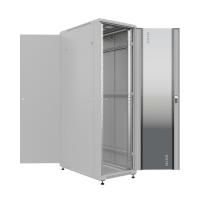 19" напольный шкаф ПРЕМИУМ 42U 800х1000 мм, передняя дверь стекло, регулируемые опоры, цвет серый