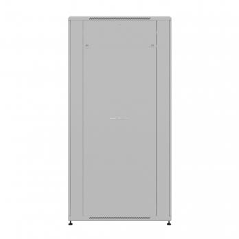 19" напольный шкаф ПРЕМИУМ 42U 800х1000 мм, передняя дверь стекло, регулируемые опоры, цвет серый