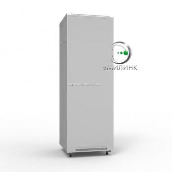 19" напольный шкаф ПРЕМИУМ 18U 600х1000 мм, передняя дверь стекло / металл, регулируемые опоры, цвет серый