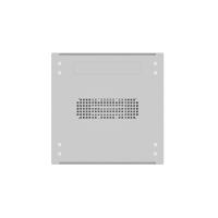 19" напольный шкаф ПРЕМИУМ 22U 600х600 мм, передняя дверь перфорация, регулируемые опоры, цвет серый