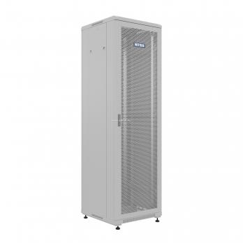 19" напольный шкаф ПРЕМИУМ 22U 600х600 мм, передняя дверь перфорация, регулируемые опоры, цвет серый