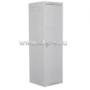 19" напольный шкаф СТАНДАРТ 22U 600х800 мм, передняя дверь металл, регулируемые опоры, боковые стенки съемные (разобранный), RAL 7035