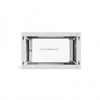 19" настенный шкаф СТАНДАРТ 12U 600х450х635 мм - дверь металл, боковые стенки съемные (разобранный), RAL 7035