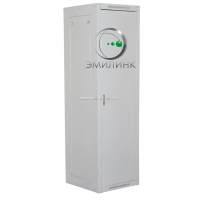 19" напольный шкаф СТАНДАРТ 42U 600х800 мм, передняя дверь металл, регулируемые опоры, боковые стенки съемные (разобранный), RAL 7035