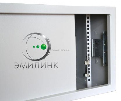 19" настенный шкаф АНТИВАНДАЛЬНЫЙ пенал 6U 600х400х300мм, RAL 7035 (Аналог ПК-6)