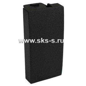 Заглушка 45х22,5 мм (черный бархат) LK45