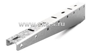 Консоль подвеса для легких нагрузок для профиля 35х35, база 200, толщ. 1,5 мм, Сендзимир цинк