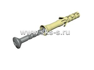 Дюбель-гвоздь 8х60, гальван. цинк